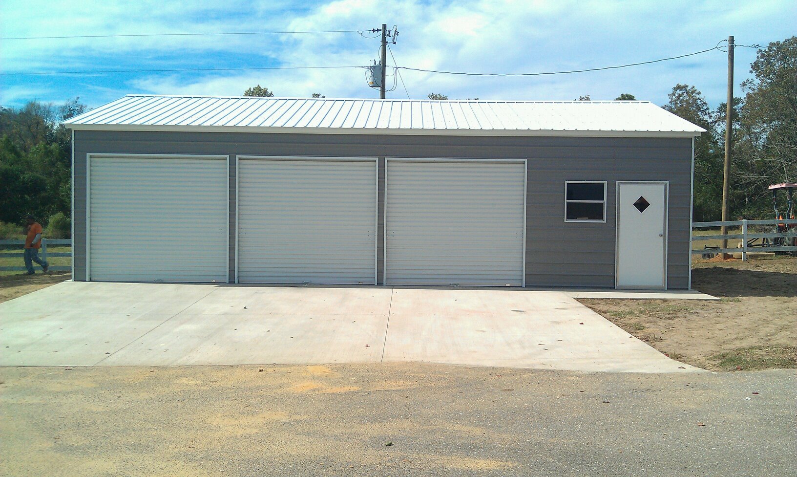 3 Car Metal Carport