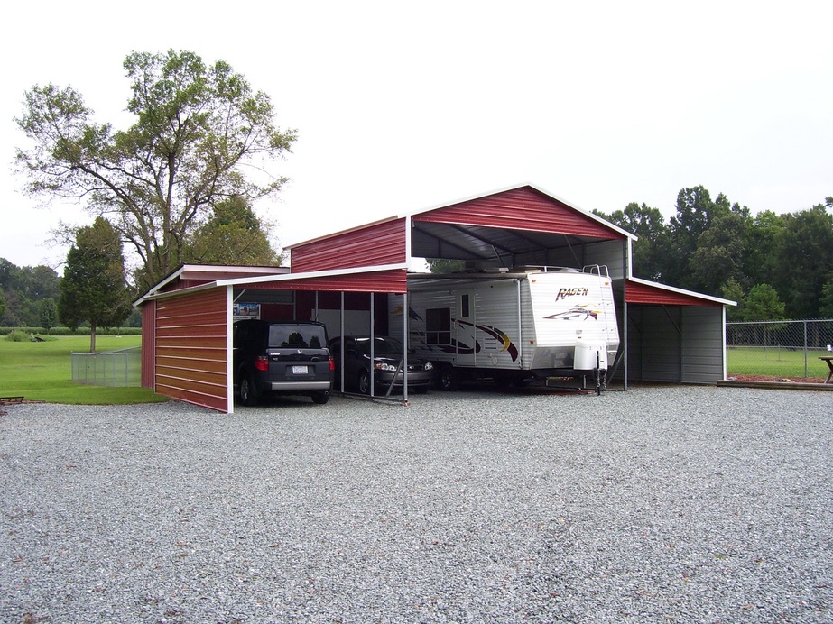 North Carolina NC Metal Barns Steel